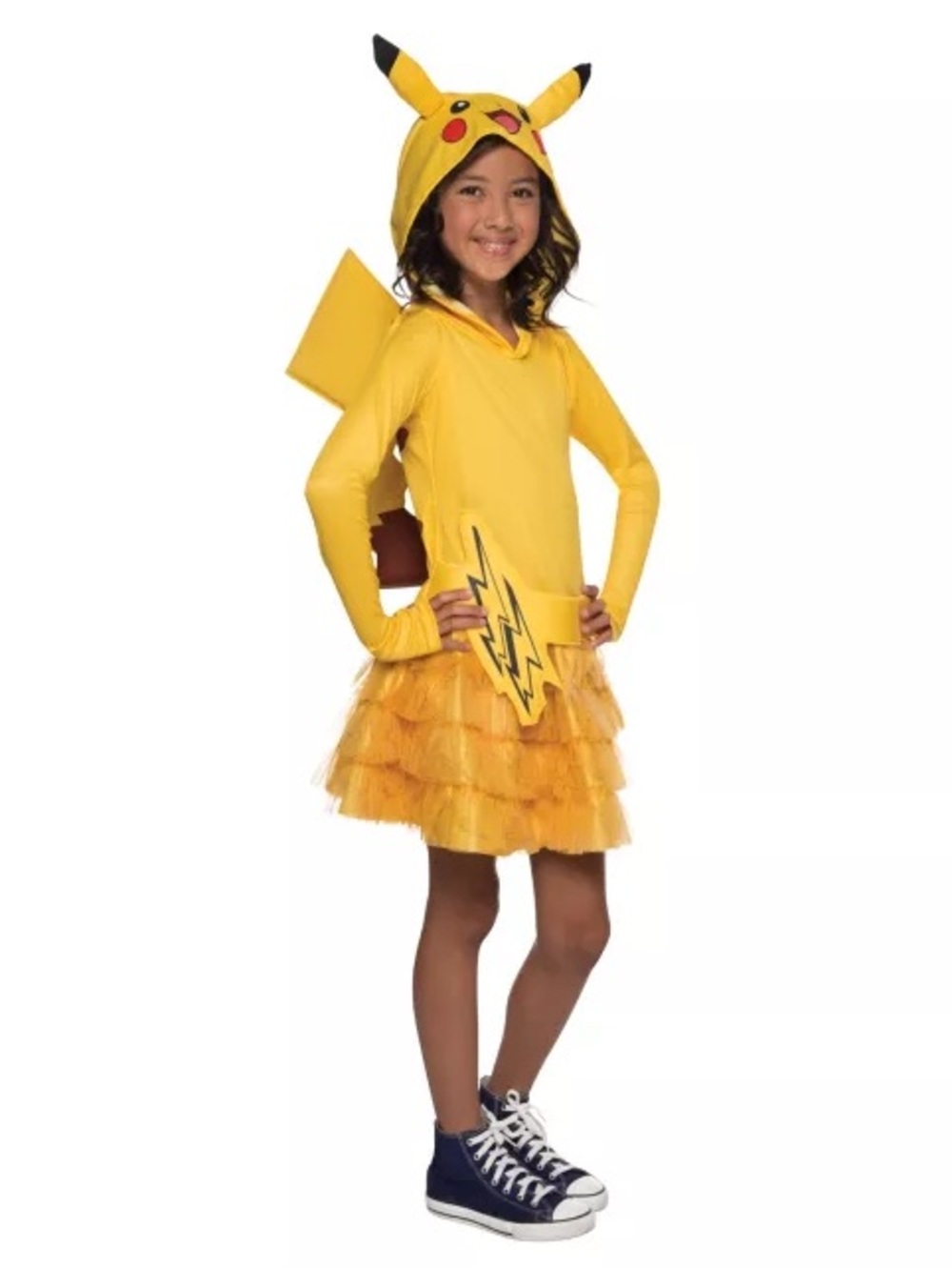 BRAND NEW girl youth pokemon pikachu halloween dress costume size 8-10 for 5-7yr